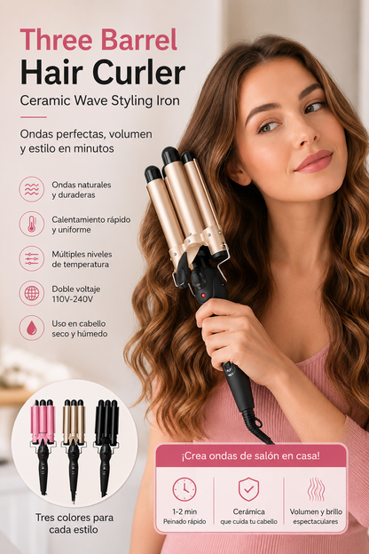 Crea Ondas Voluminosas Fácilmente
